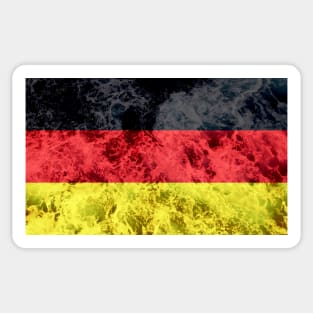 Flag of Germany – Ocean Waves Sticker